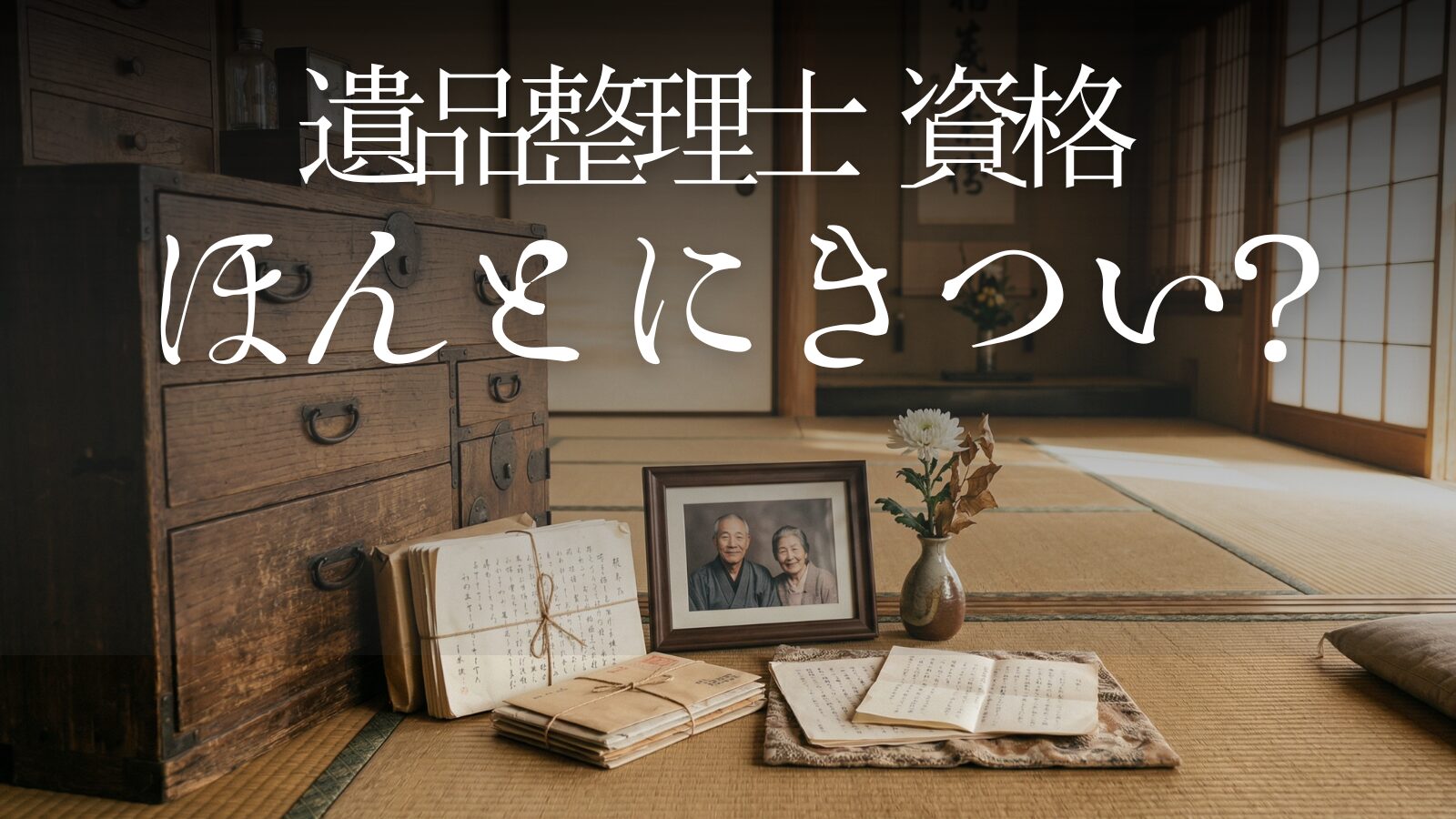 遺品整理士資格はきつい